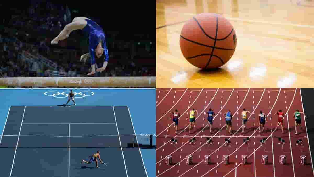 What are the top ten most-watched sports in the Olympics?