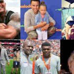 Who are the ten sportsperson whose children are actors?