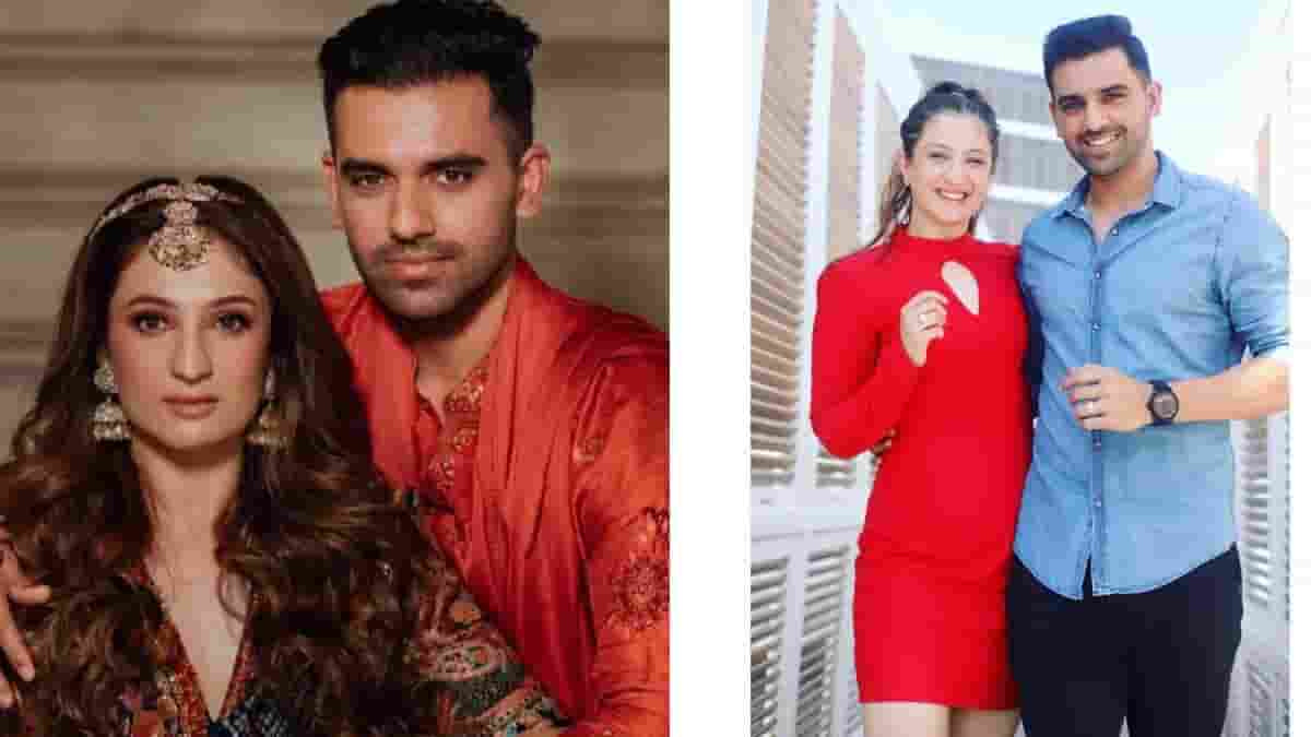 Deepak Chahar with his wife