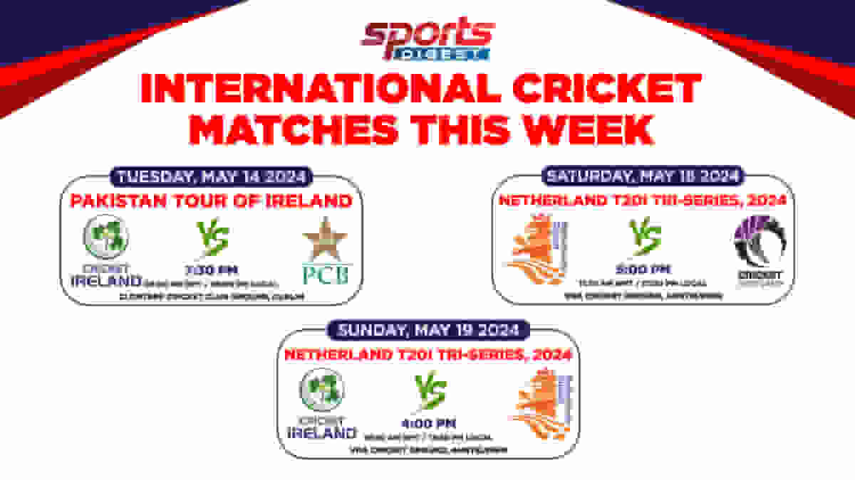 Sports Calendar: Upcoming Cricket Matches This Week