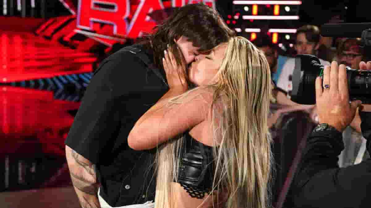 Liv Morgan and Dominik Mysterio Kiss Video