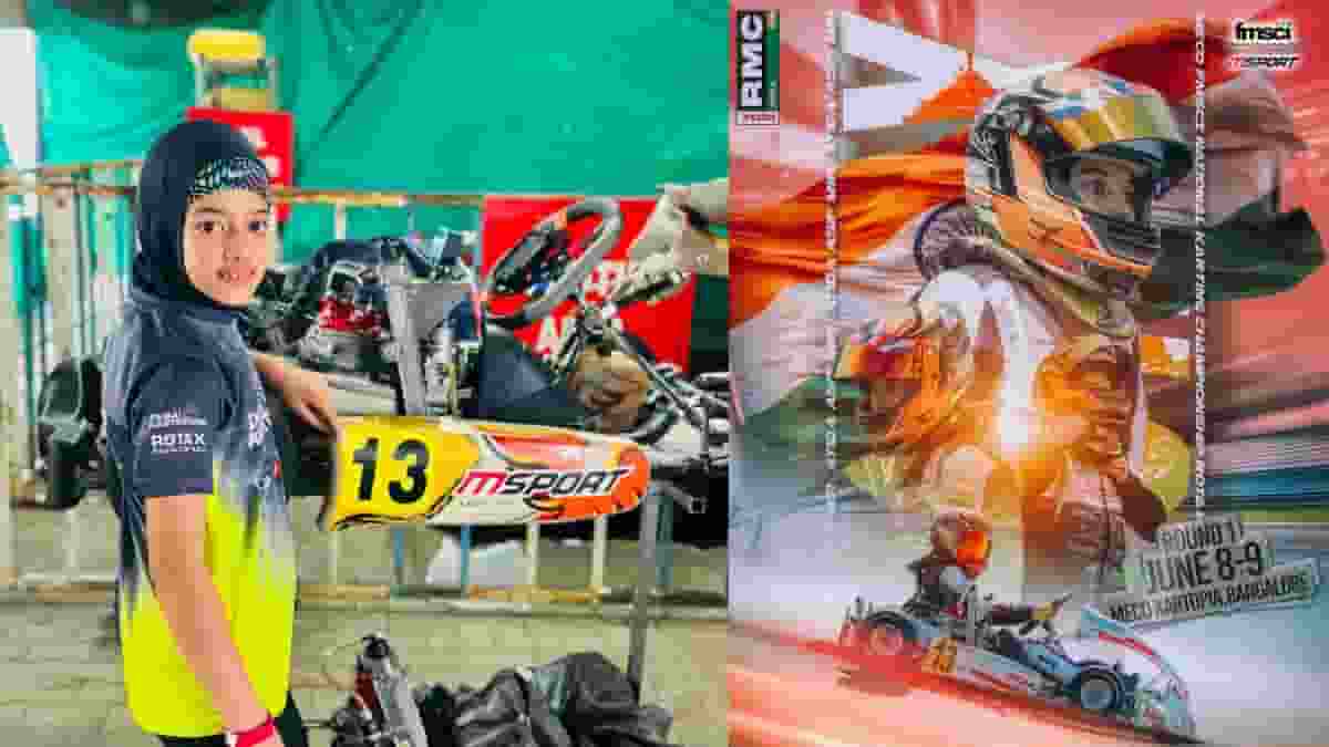 India's Jammu and Kashmir Rising Star Atiqa Mir Set to Race in National Karting Championship