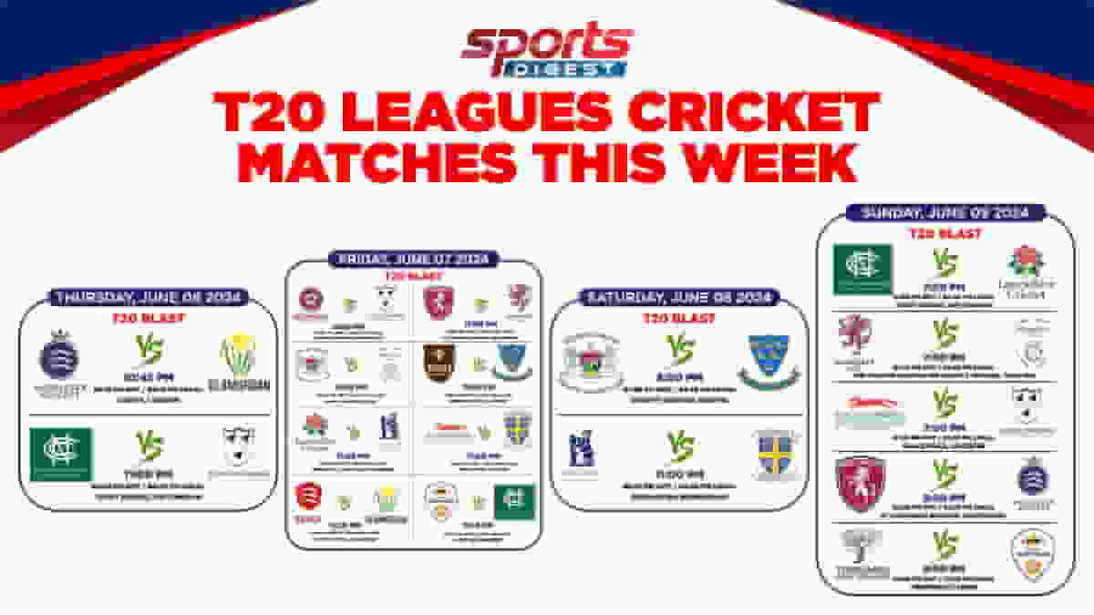 T20 league cricket matches