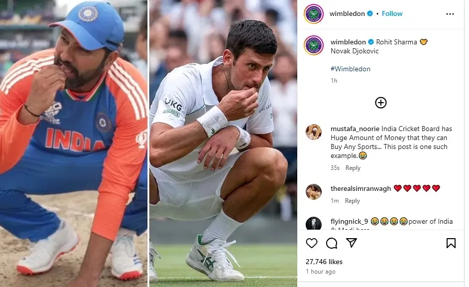 VIDEO - Rohit Sharma Does A Novak Djokovic, Eats Soil After India's T20 World Cup 2024 Win