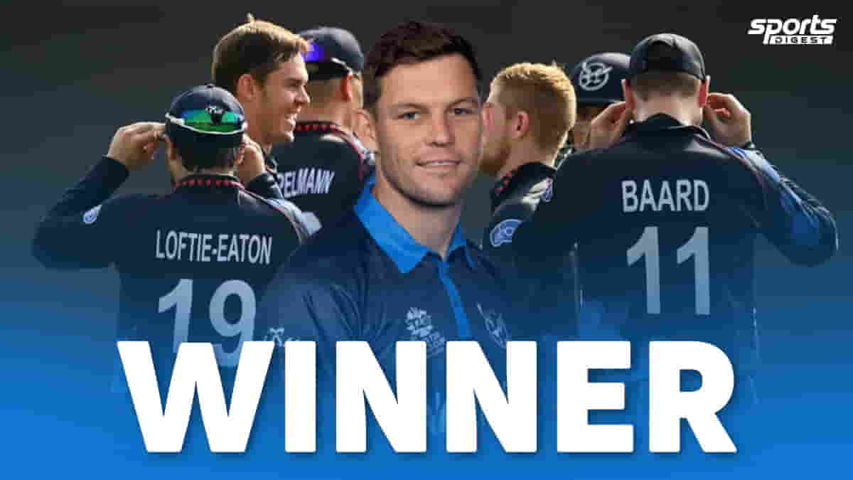 Namibia defeats Oman in the first super-over of the Tournament