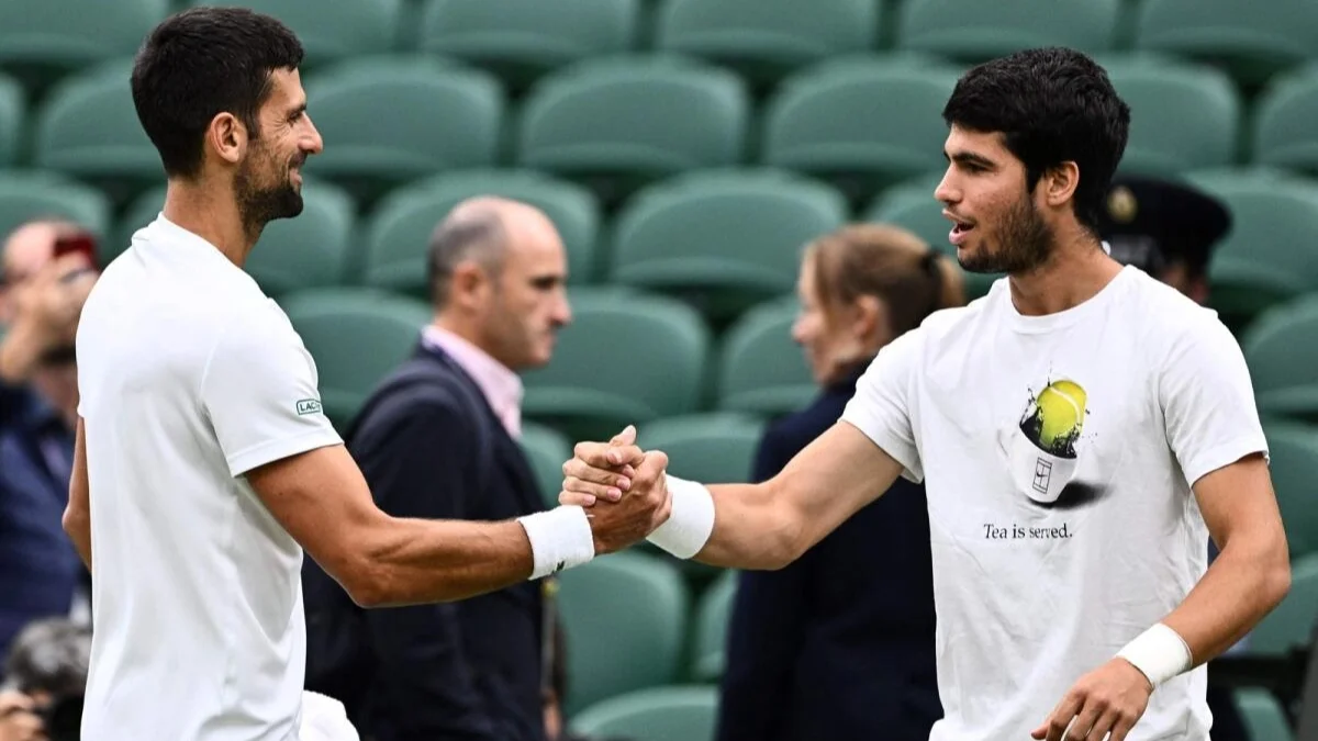 Carlos Alcaraz vs Novak Djokovic at 2024 Wimbledon Final