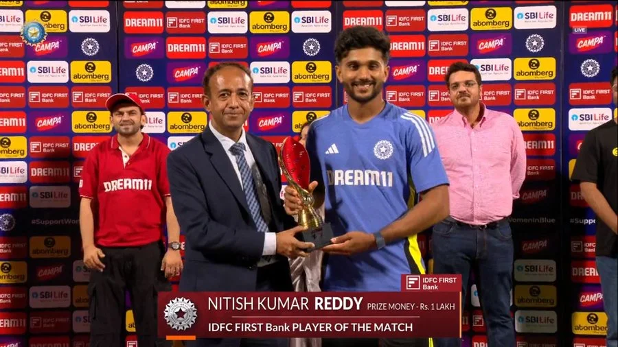 Watch: 6,4,2,6,6 - Nitish Kumar Reddy Dominates Mehidy Hasan Miraz In Explosive 74-Run Knock