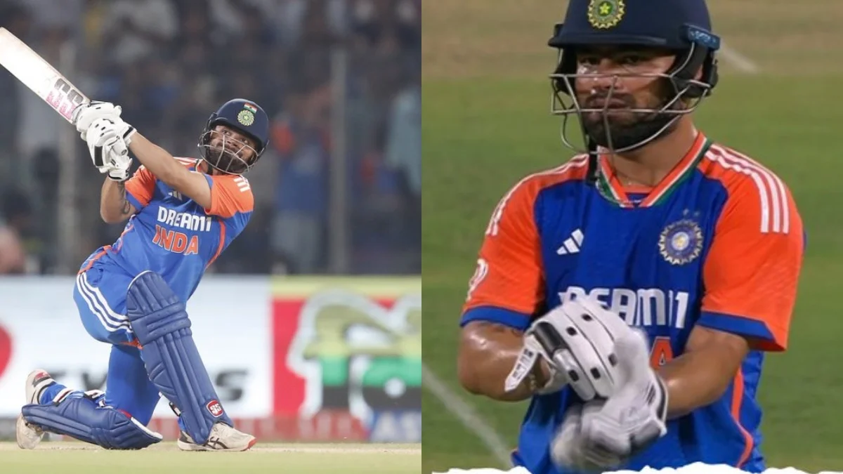WATCH - Rinku Singh Celebrates Fifty Against Bangladesh By Pointing To His ‘God’s Plan’ Tattoo