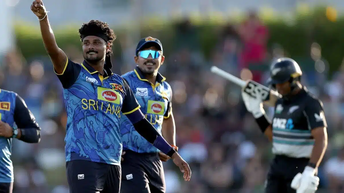 SL vs NZ: Bowler's Saves The Day For NZ By Defending 8 Runs (Credits- ESPN)