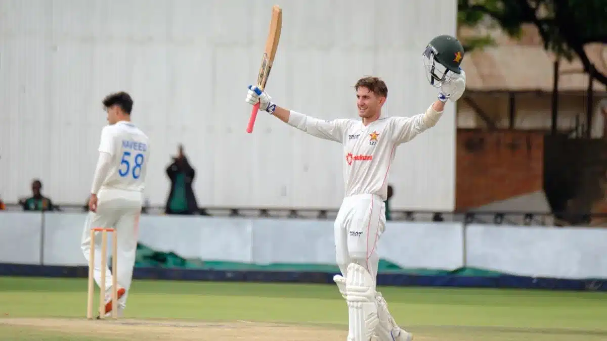 AFG vs ZIM: Rahmat Shah creates history with a double century for Afghanistan in Test against Zimbabwe. (Credits- ESPN)