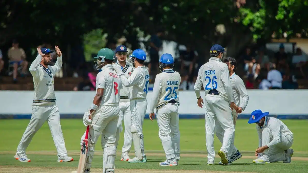 AFG vs ZIM: Rahmat Shah creates history with a double century for Afghanistan in Test against Zimbabwe. (Credits- ESPN)