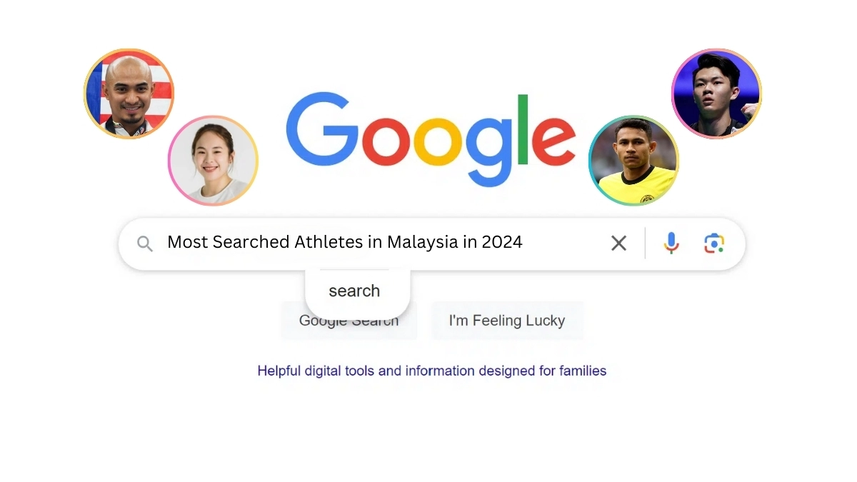 Top 5 Most Searched Athletes in Malaysia on Google in 2024