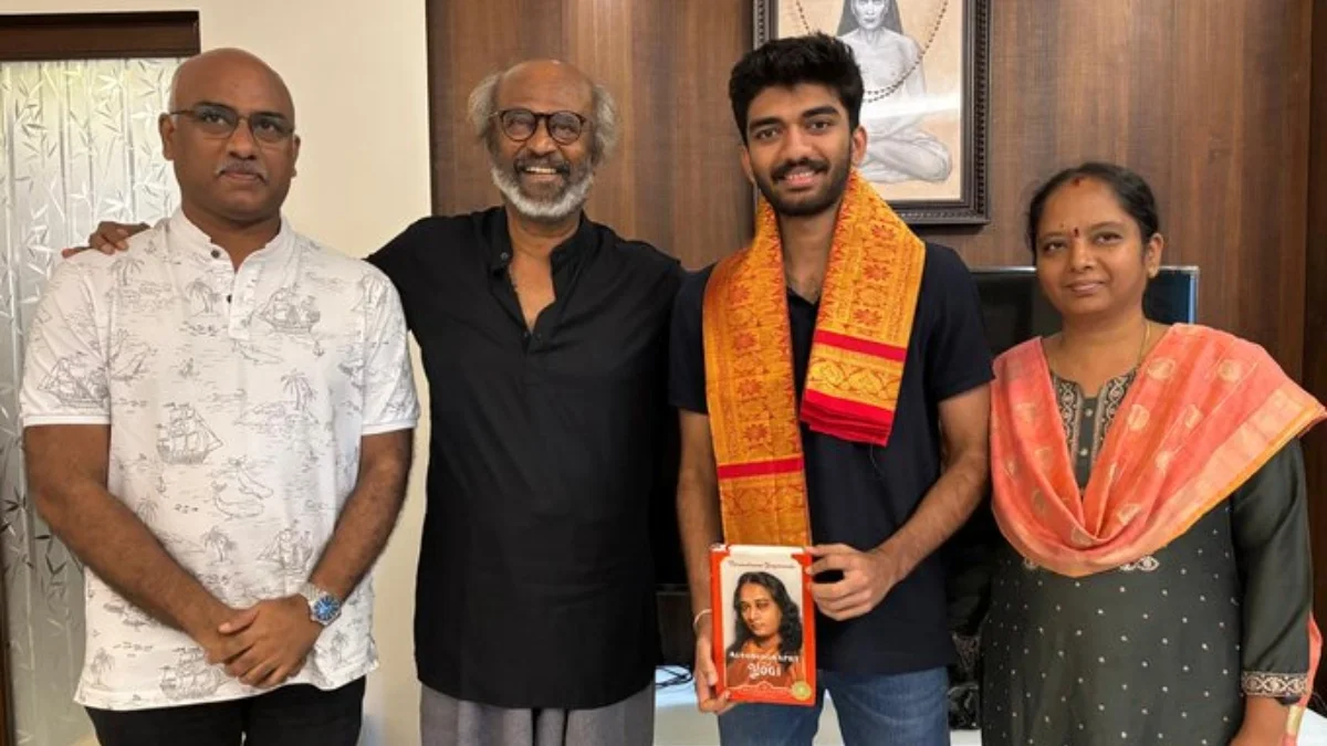 D Gukesh And Rajinikanth: A Meeting Of Legends In Chennai