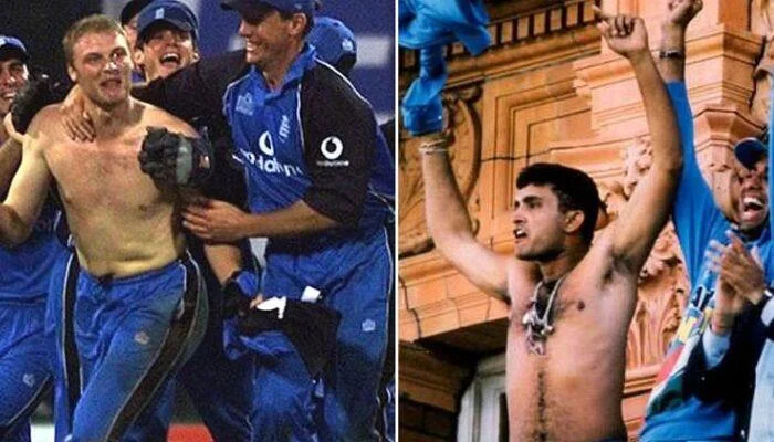 5 Iconic Celebrations In Cricket Ft. The Shirtless Dance By Andrew Flintoff & Sourav Ganguly