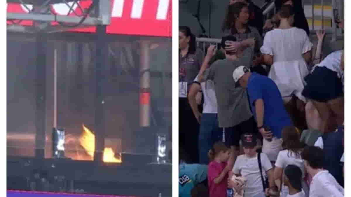 BBL: Gabba Stadium Catches Fire In A Match