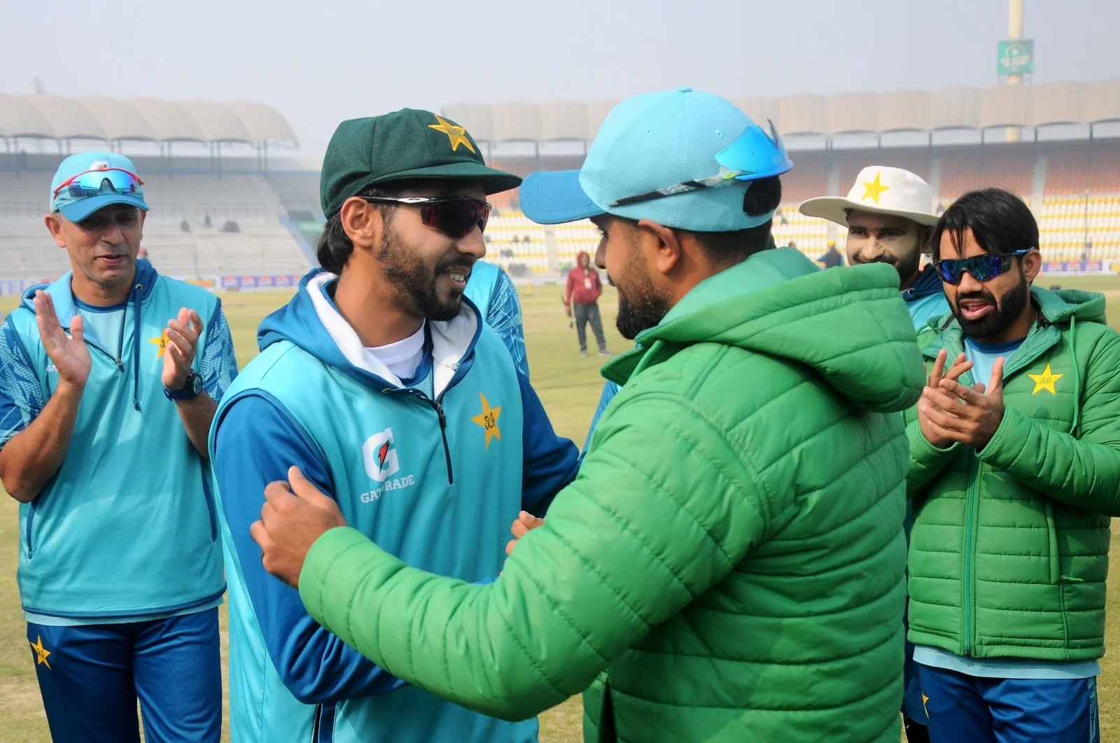 Watch: Babar Azam Encourages Muhammad Hurraira Ahead Of His Test Debut
