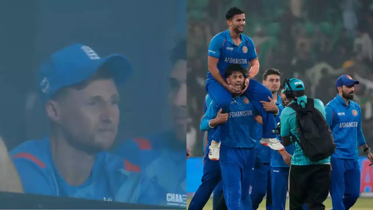 oe Root in tears after England Afghanistan Champions Trophy Loss.