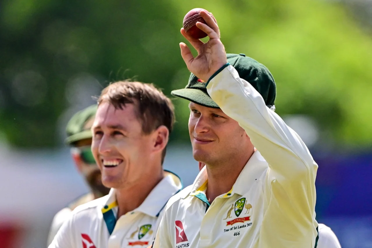 SL vs AUS: Dominant 242 Run Victory By Aussies (Credits- ESPN) 
