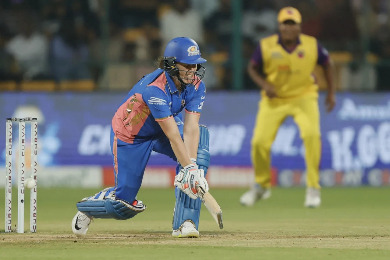WPL 2025 MI vs UPW: Sciver-Brunt Star Show Seals Win For MI (Credits-ESPN)