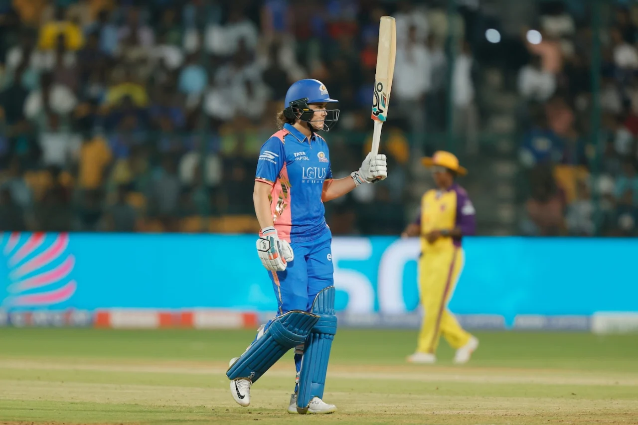 WPL 2025 MI vs UPW: Sciver-Brunt Star Show Seals Win For MI (Credits-ESPN)