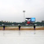 Rawalpindi stadium rain washout Pakistan Bangladesh Champions Trophy.