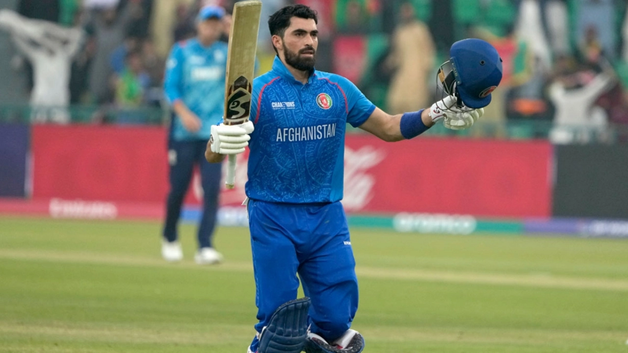 Ibrahim Zadran Scores First Century for Afghanistan in ICC Champions Trophy