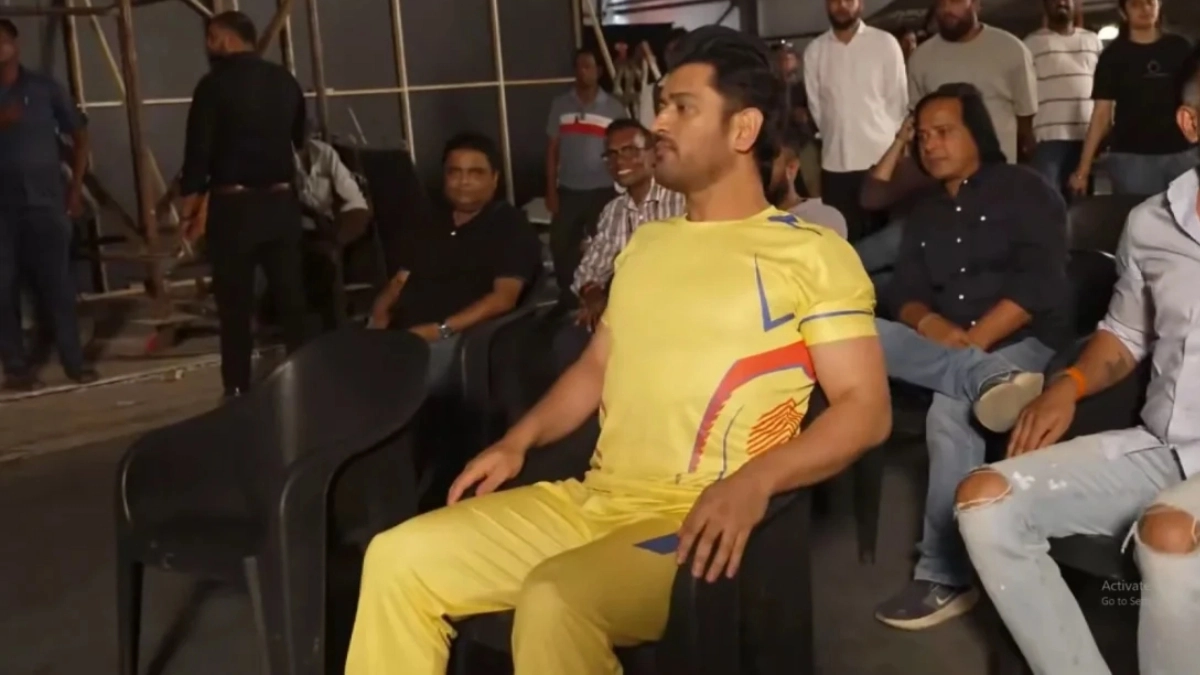 ICC Champions Trophy 2025: MS Dhoni and Sunny Deol were seen enjoying the PAK vs IND match