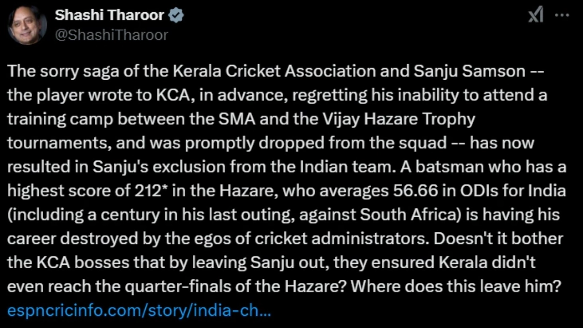 Sreesanth Joins Samson-KCA Controversy, KCA Responds