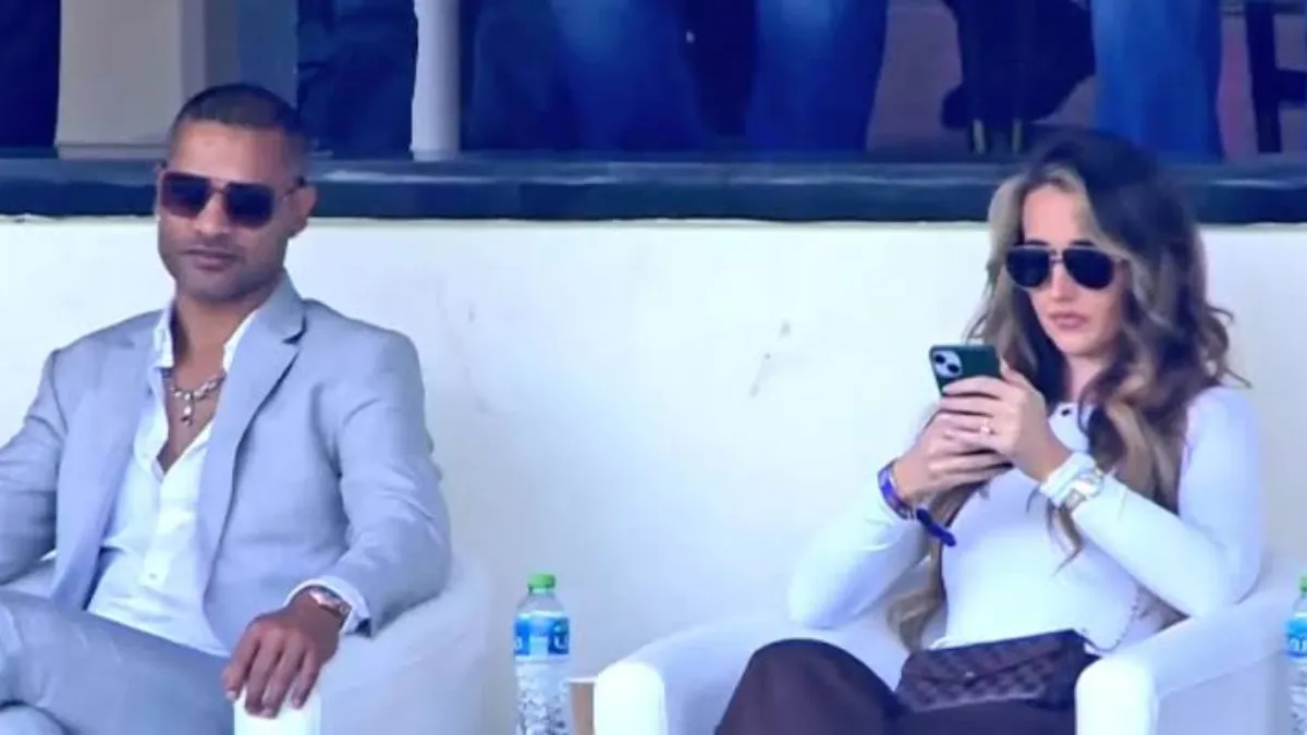 Shikhar Dhawan's Rumored Relationship With Sophie Shine Sparks Speculation at ICC Champions Trophy 2025