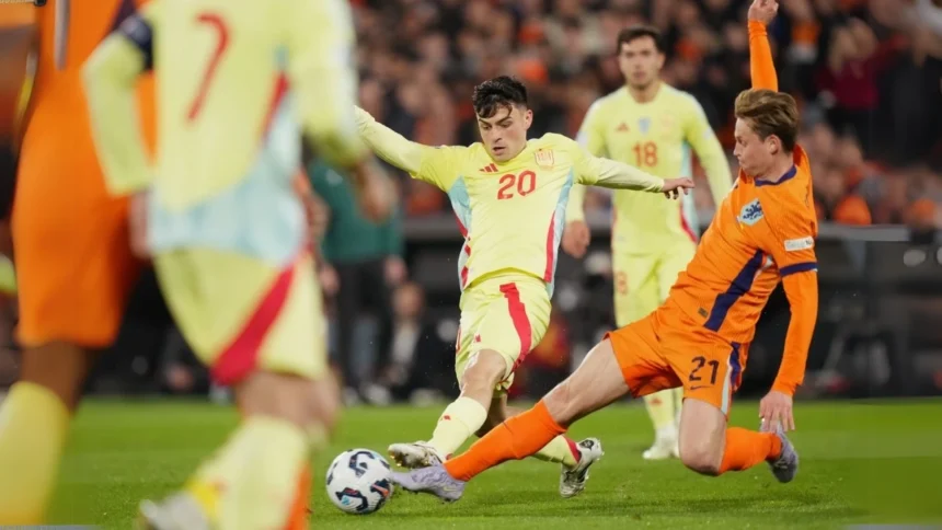 Merino Scores A Stoppage Time Equaliser Against Netherlands: Saves Spain's 17 Match Unbeaten Streak