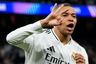 Kylian Mbappe Equals Cristiano Ronaldo’s Record At Real Madrid