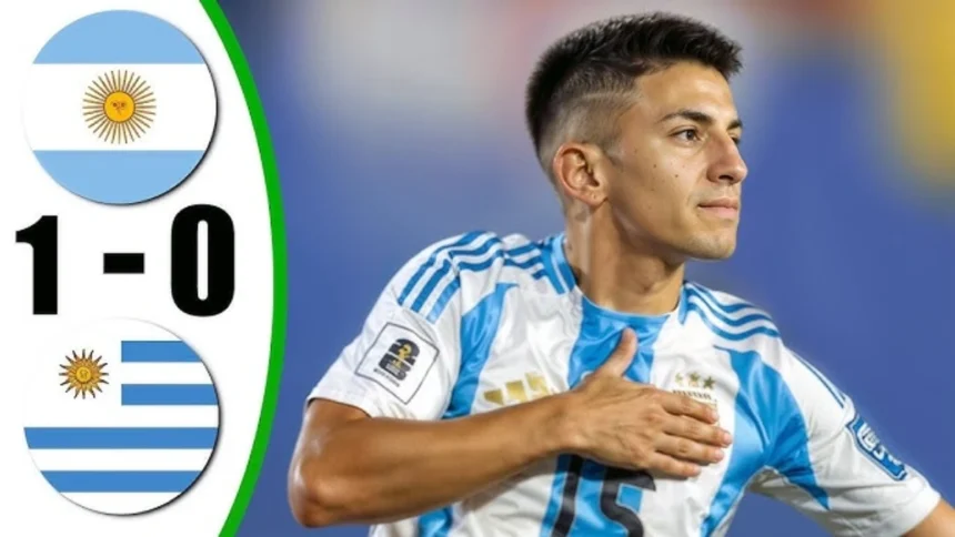 No Messi No Problem: Almada Scores A Banger to take Argentina Through Against Uruguay