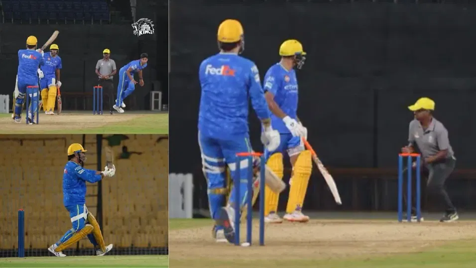 IPL 2025: MS Dhoni’s Iconic Helicopter Shot Leaves Matheesha Pathirana Stunned