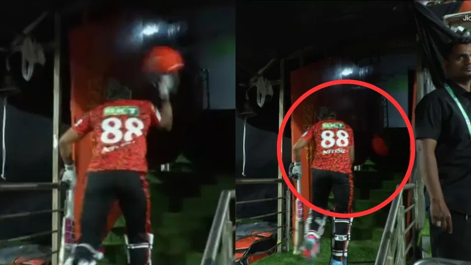IPL 2025: Watch - Nitish Kumar Reddy’s Furious Helmet Throw After Bishnoi’s Bowled Him Out
