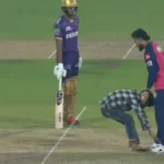 RR vs KKR, IPL 2025: Fan Invades Pitch To Touch Riyan Parag's Feet During The Match