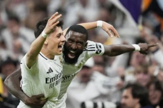 Antonio Rudiger Scores the Winning Header For Real Madrid vs Real Sociedad To Enter Copa Del Rey Final