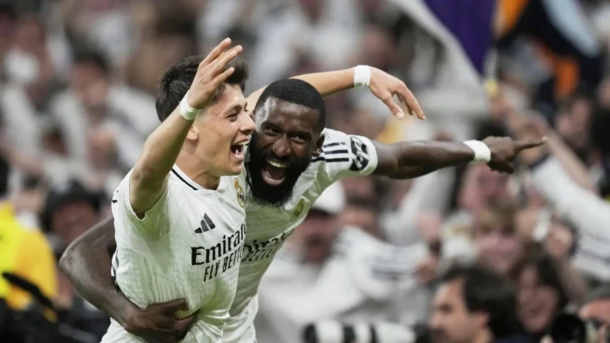 Antonio Rudiger Scores the Winning Header For Real Madrid vs Real Sociedad To Enter Copa Del Rey Final