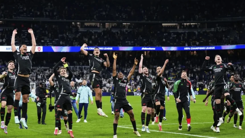 Arsenal Pass The Bernabeu Test: Rout Real Madrid Enroute Champions League Semi Final