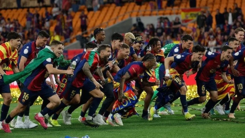 Copa Del Rey Final Real Madrid Vs Barcelona: Kounde's Golazo Wins Barca Their 2nd Trophy Of The Season