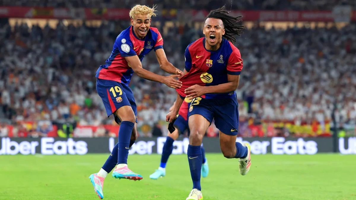 Copa Del Rey Final Real Madrid Vs Barcelona: Kounde's Golazo Wins Barca Their 2nd Trophy Of The Season