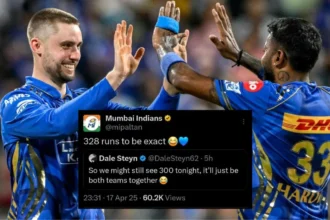 Dale Steyn Gets Witty Reply By MI For His '300 Run' Tweet'
