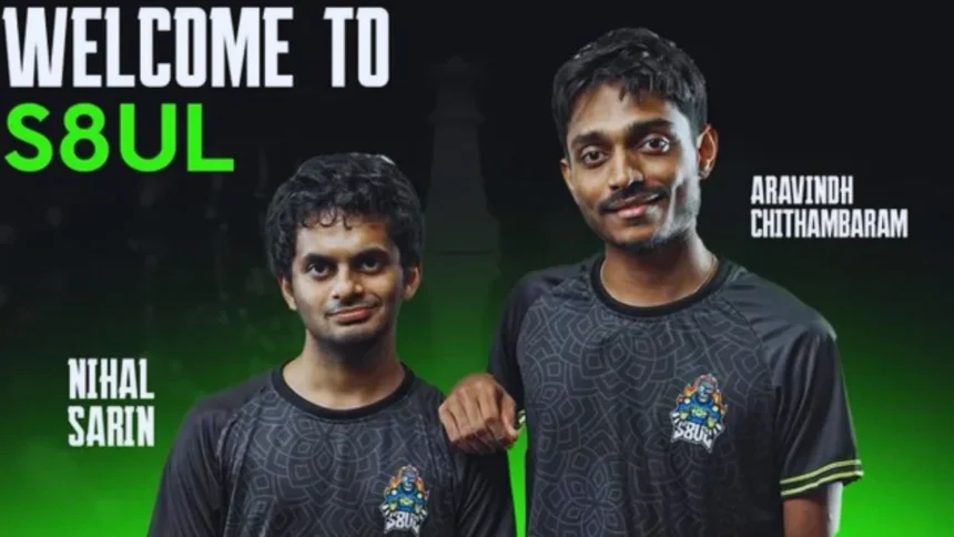 Esports World Cup 2025: Indian Chess Stars Nihal Sarin And Aravindh Chithambaram Will Play For Team S8UL