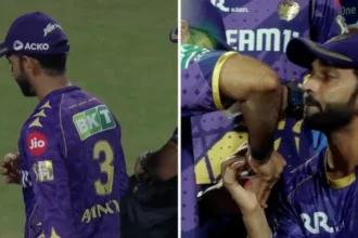 DC vs KKR: Watch - Ajinkya Rahane Injured While Fielding, Walks Off In Pain