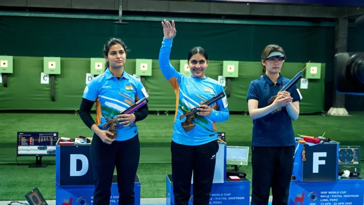 India Finishes Third At The ISSF World Cup 2025