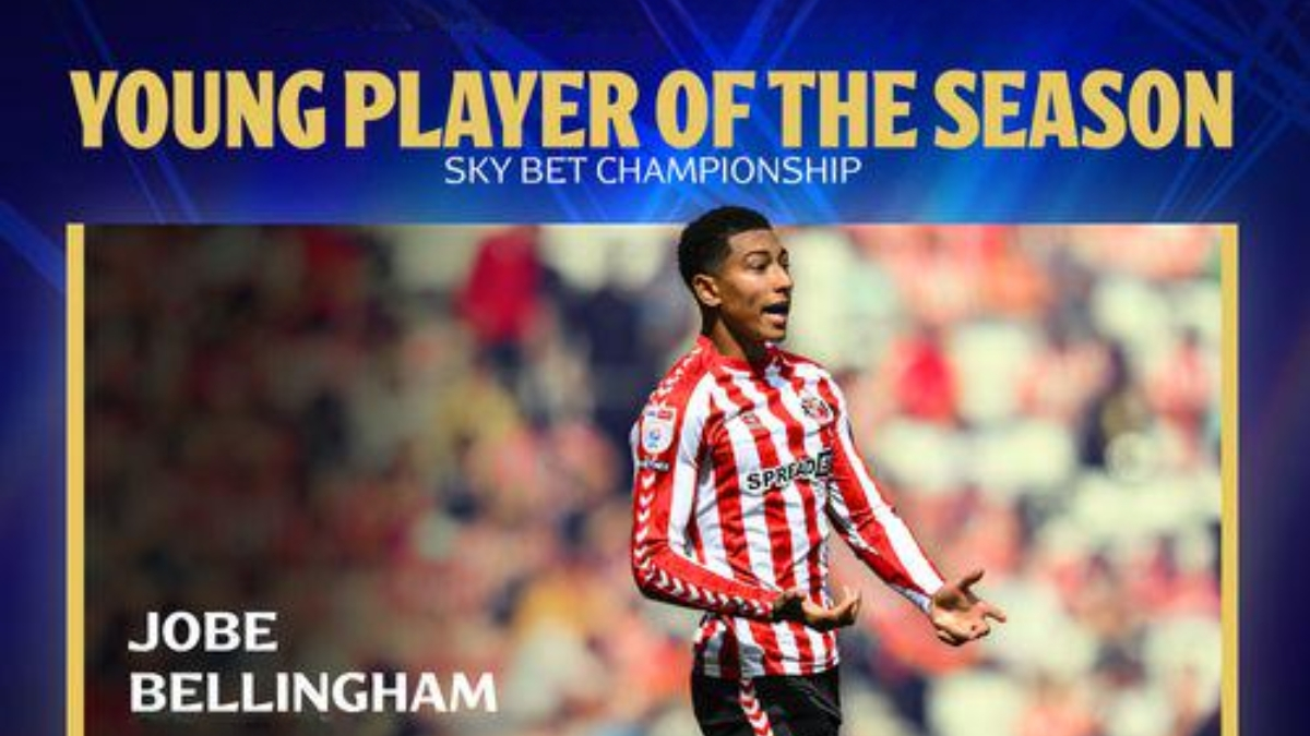 It’s In The Bellingham Blood: Jobe Bellingham Wins Young Player of the Season Award at the EFL Awards