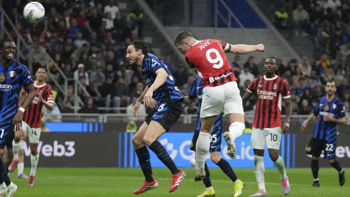 Reincarnated Luka Jovic’s Brace powers AC Milan To Coppa Italia Finals: Crush Inter Milan On Derby Day