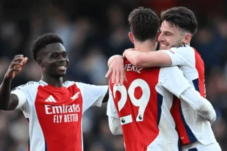 Mikel Arteta Gives Injury Updates On Bukayo Saka And Declan Rice Before Match Against Brentford