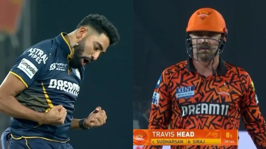 IPL 2025: Mohammed Siraj Strikes Early, Dismisses Travis Head After Friendly Chat