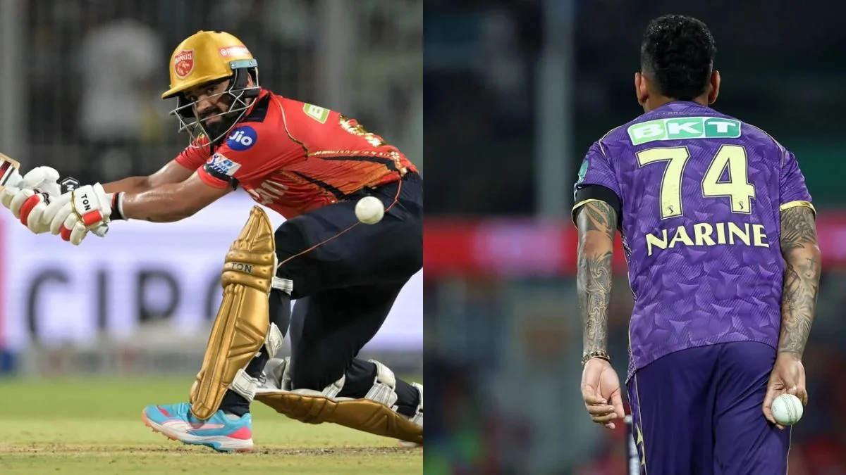 PBKS vs KKR IPL 2025: Prabhsimran Singh's Switch Hit Leaves Fans Awestruck, 22 Runs Against Narine