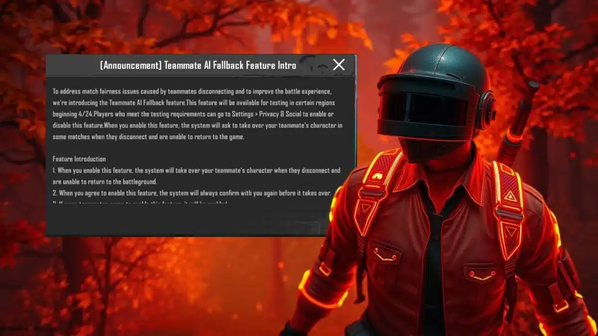 PUBG AI Teammate: New AI Fallback Feature to Handle Connection Problem